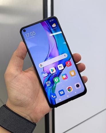 телефоны в рассрочку редми: Redmi, Redmi Note 9, Б/у, 64 ГБ, цвет - Синий, 2 SIM — 1