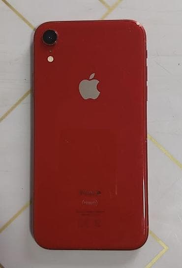 IPhone Xr, Б/у, 128 ГБ, Красный, 74 % — 2