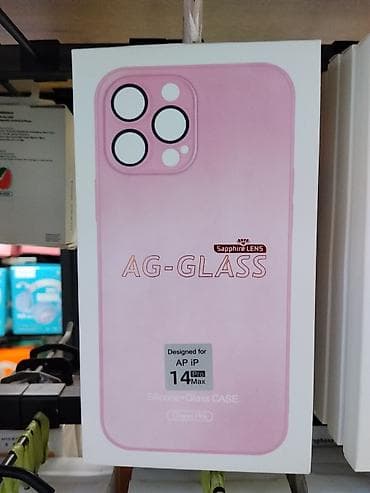 AG-GLASS Silicone+Glass Case — защитный чехол для iPhone 14 Pro Max