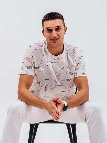 Жеке буюмдар: Футболки оптом - Мужская футболка JORKA (унисекс-стиль): базовый — 2