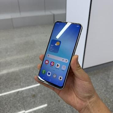 a21 s: Samsung Galaxy A17, Б/у, 128 ГБ, цвет - Серебристый, 2 SIM — 2