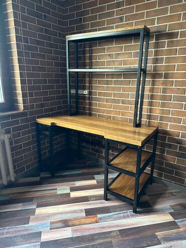 Компьютерный стол Размер : 150х60х75 Материал дерева : дуб Тип at lalafo.kg Компьютерный стол Размер : 150х60х75 Материал дерева : дуб Тип