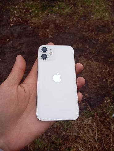 IPhone 12 mini, Б/у, 128 ГБ, Белый, Зарядное устройство, Защитное стекло, Чехол, 80 % at lalafo.kg IPhone 12 mini, Б/у, 128 ГБ, Белый, Зарядное устройство, Защитное стекло, Чехол, 80 %