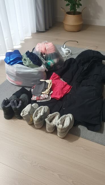 оптовые вещи: Набор одежды и обуви для холодного сезона. Состав: - Длинное тёплое — 1