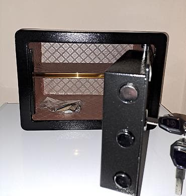 сейф с двумя отделениями: Портативный мини сейф, Новый, Механический, Самовывоз, Платная доставка — 3