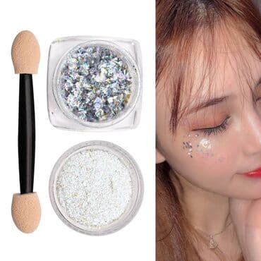 пистолет с орбизом: Блестки для Нейл-Арта и Макияжа + Двусторонних Аппликатор Роскошный — 3