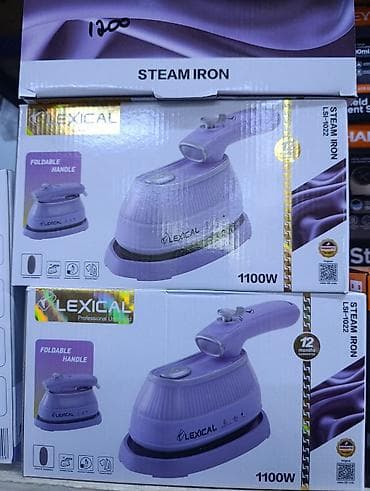 steam: Утюг Паровой, Керамический, Регулировка подачи пара — 1
