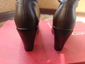 женская модельная обувь больших размеров: Продаю Сапоги женские демисезонные, размер 35-36 на узкую ногу кожа — 10