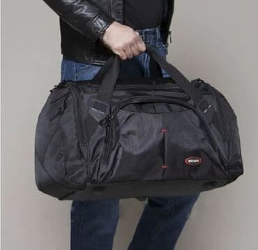 сумка для беременных: Сумка универсальная дорожная/спортивная - Цвет: черный - Формат — 14