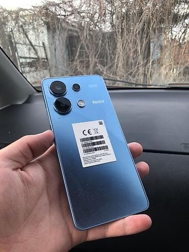 Уюлдук телефондор жана аксессуарлар: Redmi, Redmi Note 13, Колдонулган, 128 ГБ, түсү - Көгүлтүр, 2 SIM — 4