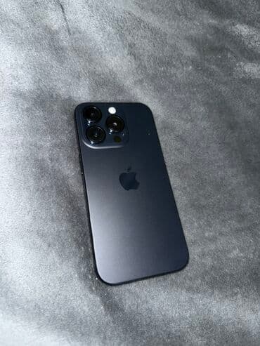 айпат 6 мини: IPhone 15 Pro, Б/у, 256 ГБ, Blue Titanium, Коробка, 88 % — 1