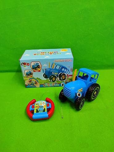 Детский транспорт: Синий трактор игрушка радиоуправляемая🌟 Комплектация товара: пульт — 1