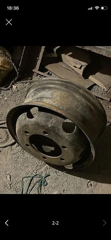 Железные Диски R 16 Mercedes-Benz, Пара, отверстий - 6, Б/у