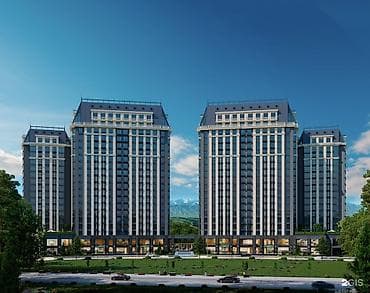 Продажа квартир: 2 комнаты, 79 м², 10 мкр Элитка, 13 этаж, ПСО (под самоотделку) — 7