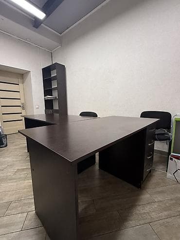 кресло для кабинета: Комплект офисной мебели, ДСП, цвет - Коричневый — 5