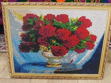 букет 101 роза: Цена договорная Картины “алмазной мозаикой” — 8