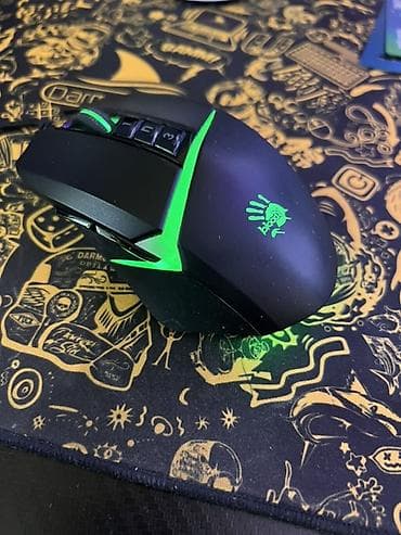 logitech extreme 3d pro: Клавиатура, Bloody, Механическая, Проводное подключение, Размер: 100% — 6