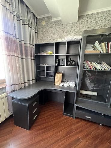 мебель буфет: Комплект офисной мебели, Шкаф, ДСП, цвет - Серый — 3