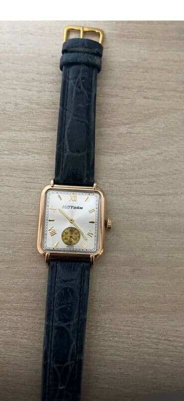 Прокат одежды: Золотые Наручные часы «НестАйм» 14грамм 585 золота - Кварцевый — 1