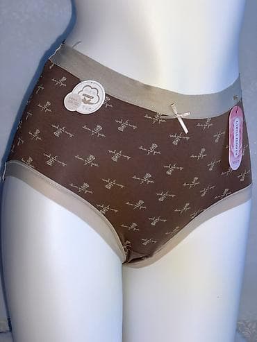 Платья: Женские трусы-слипы Larisa Flower - Посадка: высокая, комфортно — 1