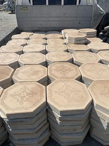 газон чапкыч: Тротуарная плитка Фаиза - Формат: крупный восьмиугольник + — 1