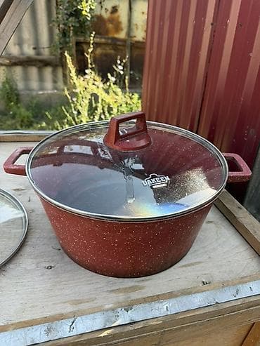 fire maple: Кастрюля Uakeen Original с крышкой - Объем: около 4–5 л (высокие — 2