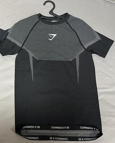 pro force: Футболка Gymshark Onyx 5.0 Seamless, мужская, размер Medium — 1