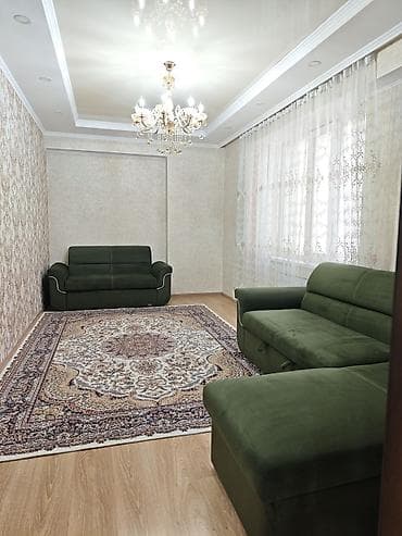 индустар: 2 комнаты, Тунгуч мкр Собственник, Без животных, от 1 года, С мебелью полностью — 3