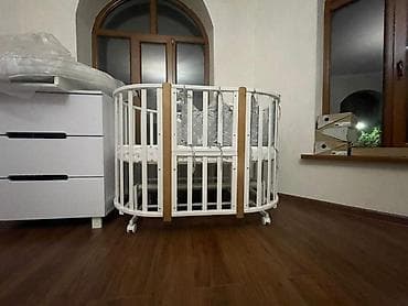 детская кровать машина: Детская кровать трансформер, Другой тип, цвет - Белый — 1