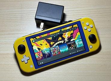 Техника жана электроника: Продаю прошитый Nintendo Switch Lite 64 ГБ жёлто-синего цвета Продаю — 1