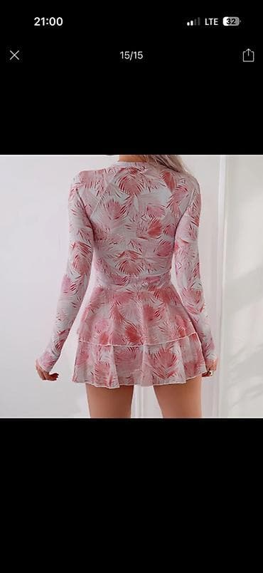 b 5: Повседневное платье, Лето, Короткая модель, XL, 2XL — 3