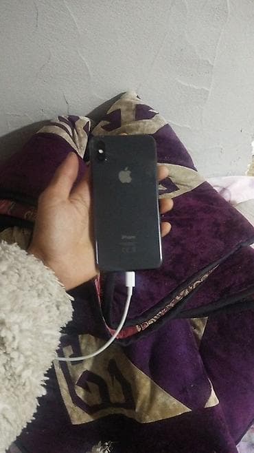 iphone xp: IPhone X, Б/у, 64 ГБ, Space Gray, Кабель, 100 % — 2