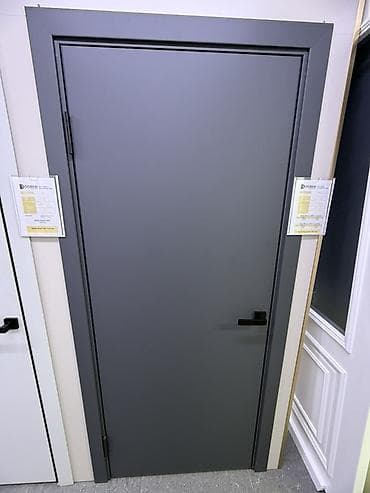 solutions upper: Двери для домов и квартир, Одностворчатая, Российская, цвет - Серый — 1