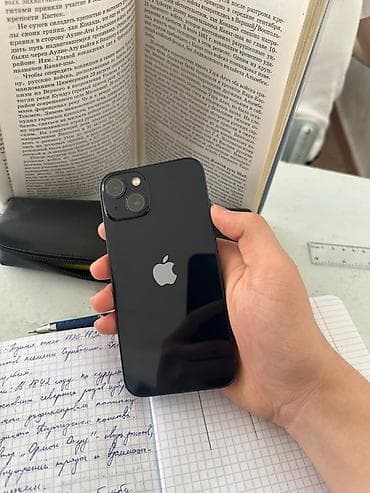 forza horizon 4: IPhone 13, Б/у, 128 ГБ, Midnight, Защитное стекло, Чехол, 95 % — 1