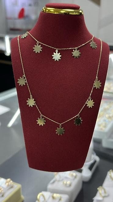 Наборы украшений: Набор украшений, Проба 585, Новый, Цвет металла: Желтый, Парный набор — 2