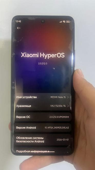 redmi not 13 pro: Redmi, Redmi Note 15, Б/у, 256 ГБ, цвет - Черный — 7