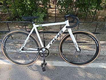 fixed gear: Шоссейный велосипед, Рама M (156 - 178 см), Б/у — 1