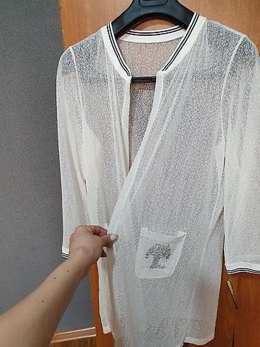 блузки из хлопка: Накидка размер М,L, можно и на Sку — 3