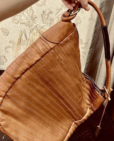 купить пластиковый чемодан на колесах: Сумка Хобо IL DUCA made in 🇮🇹 Italy Новая!!!Из коричневой итальянской — 6