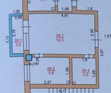 сдается квартира чуй гоголя: 1 комната, 27 м², Индивидуалка, 2 этаж, ПСО (под самоотделку) — 5