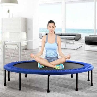 батуте: Батут 45 " Let's Go диаметром 115 см с мягким покрытием. В комплекте — 2