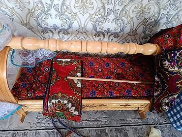 Балдар дүйнөсү: Колыбель-люлька национального типа для новорождённого. - Материал — 1