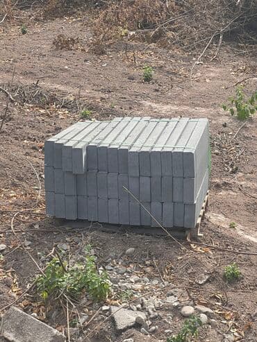 брусчатка бишкек дом брусчатки'' тротуарная плитка бордюры бишкек: Тротуарный бордюр, Бетонный, Другие особенности, 100 — 4