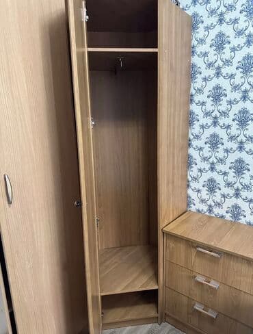 шкаф угловой для спальни: Шкаф для одежды, Б/у, Угловой, ЛДСП — 2