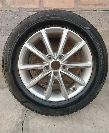 4100 r16: Литые Диски R 16 1 шт, отверстий - 5, Новый — 1