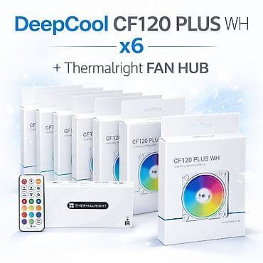 Оперативная память (RAM): Система охлаждения, Новый, DeepCool, Вентилятор, Для корпуса и блока питания, Для ПК — 1