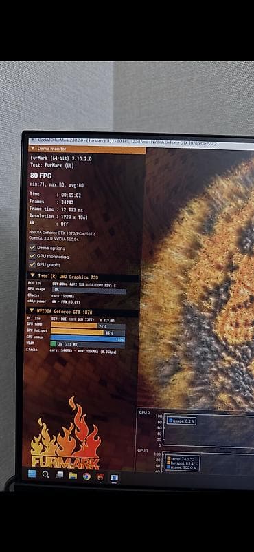 proноут: Видеокарта для ПК, Б/у, GeForce GTX, 8 ГБ — 7