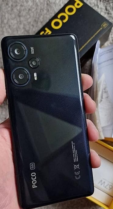 pocophone x4: Poco F5, Б/у, 256 ГБ, цвет - Черный — 1
