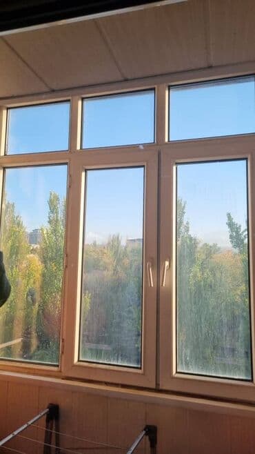 шерстяные ковры: Буюртмага жыгач терезелер, Балкон, Витраждык, Панорамалык, Акысыз орнотуу — 3