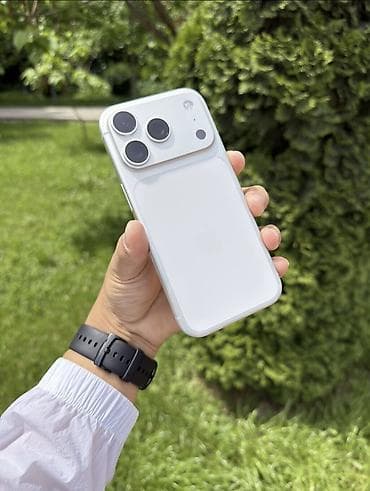 iphone 8 pro: IPhone 17 Pro, Б/у, 256 ГБ, White Titanium, Зарядное устройство, Чехол, Кабель, 97 % — 4